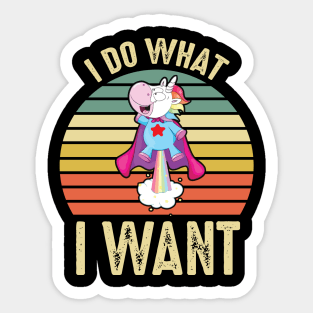 I do what i want Sticker